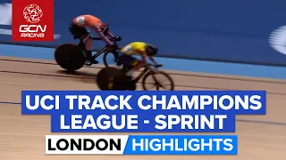 The Sprinters Race For The Title! | UCI Track Champions League Round 5 Sprint Highlights