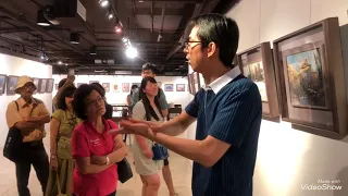 簡忠威（#ChienChungWei)老師剖析型趣與結構之美～2018個展於郭木生文教基金會#watercolor painting#Taiwan artest