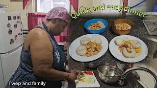 Quick and fast salt fish cook up with butter bean N yam/banana/dumplin 🇯🇲 style