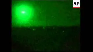 Night scope vision of various explosions in NE quadrant