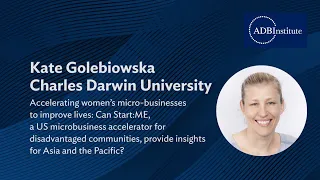 Kate Golebiowska: Accelerating women’s micro-businesses to improve lives