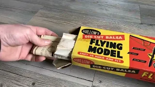 1940s guillows russian mig-15 unboxing