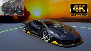 Forza horizon 5 : Lamborghini Centenario LP 770-4 2016 trải nghiệm cùng vô lăng Logitech G29