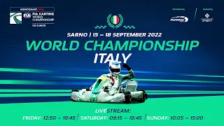 FIA Karting World Championship 2022 Ok / Junior (Sunday livestream)