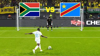 South Africa vs DR Congo | Penalty Shootout | Africa Cup of Nations 2023 | PES Gameplay PC