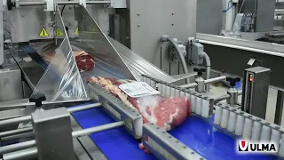 Meat vacuum packaging with Flow-vac® system