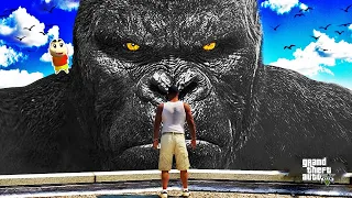 GTA 5 : FRANKLIN becomes KING KONG in GTA 5 (Mods)!