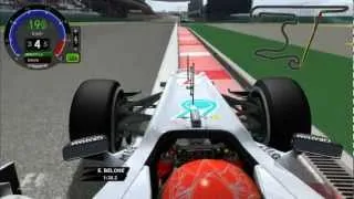 rFactor F1 2012 Onboard China Shanghai 2012 Practice 2 Lap Driver virtual Eder Belone