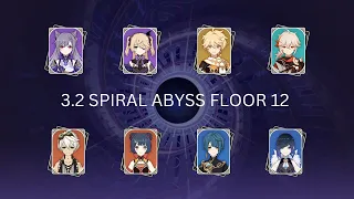 Fischl Keqing Aggravate  & Yelan National - Spiral Abyss 3.2 Reset Floor 12 iOS Mobile Gameplay