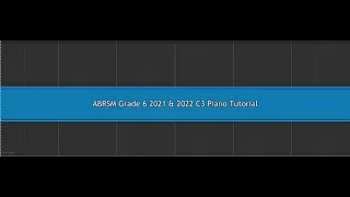 ABRSM Piano Grade 6 2021&2022 C3 Lavender Field by Karen Tanaka (Synthesia)