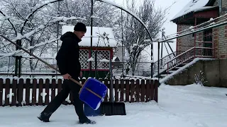 Лопата для снега за 20 минут. Быстро и практически бесплатно.