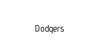 How to pronounce Dodgers / Dodgers pronunciation