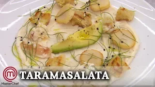 Taramasalata with Scallops, Crab and Croutons | MasterChef UK