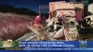 4 People Hurt In I-80 Pile-Up