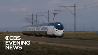 Amtrak tests new faster trains