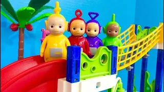 TELETUBBIES TOYS Waterpark Playmobil Set with Real Water!