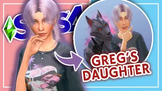 greg's daughter is now a TEEN!! || Sims 4 Occult Baby Challenge #80