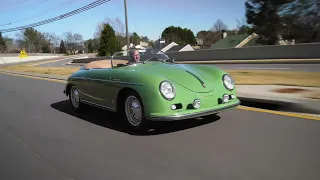 1957 356 Speedster Replica by Vintage Motorcars of California Start up and Running FOR SALE NOW