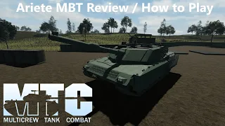 The Ariete | Review and How To Play | Roblox Multicrew Tank Combat B.1.2.6