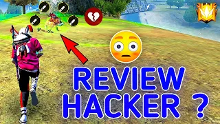 SOLO VS SQUAD || REVIEW HACKER😳??? AFTER 4 LIFE THE ENEMY IS STILL HE REVIEWING WTF??? || ALPHA FF