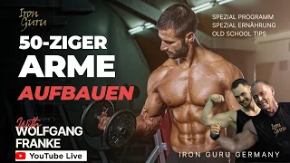 50-ziger Arme aufbauen mit Wolfgang Franke 60 Jahre Bodybuilding
