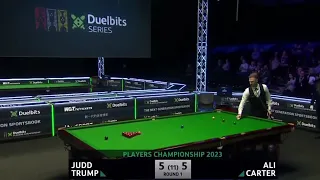 Judd Trump Vs Ali Carter Full Match hd shot to shot Players Championship round 1 2023