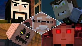 Minecraft: Story Mode - All Bosses & Endings