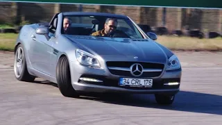 Mercedes SLK ile Pist Testi | En eğlenceli Mercedes?