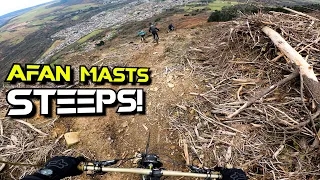 STEEPEST TRAILS EVER AT AFAN MASTS *ULTRA STEEP & TECHY*