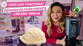 CREAMI NINJA - Máquina que transforma tudo em sorvete, funciona?