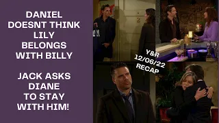 RECAP Dec 6th 2022 | The Young & The Restless | NICK IS JEALOUS OF ADAM & JACK WANTS DIANE TO STAY!