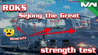 Modern Warships: Roks Sejong the Great destroyers in action⁉️Best ship T2 #gameplay #warships