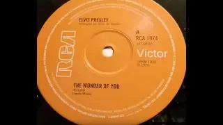 The Wonder Of You - Elvis Presley - RCA 10" 45rpm Vinyl Record - Dual 1215 Turntable