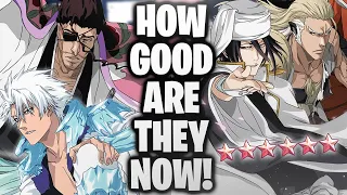 HOW GOOD ARE THEY NOW?! TYBW TOSHIRO, SHUNSUI, BYAKUYA & SAJIN RESURRECTIONS! Bleach: Brave Souls!