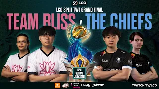 Team Bliss vs The Chiefs | GRAND FINAL | 2023 LCO Split 2