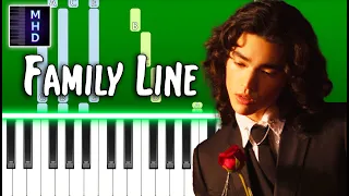 Conan Gray - Family Line - Piano Tutorial