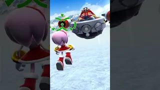 Amy Rose Defeated EGGMAN Boss Battle in Sonic Dash #Shorts #SonicDash