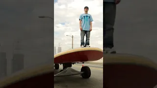 The World’s Biggest Skateboard 🌎 #skateboarding #shorts