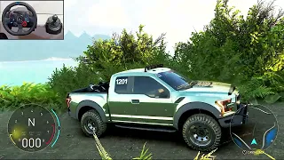 FORD F-150 RAPTOR - EXTREME OFF-ROAD |The Crew Motorfest | LOGITECH G29 Wheel - 4K