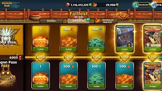 GETTING ALL THE REWARDS IN ALPHA PASS PREMIUM - Dragons: Rise of Berk