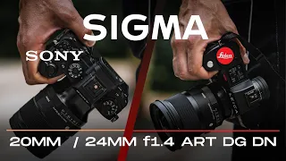 The Best Lenses from Sigma Yet? | Sigma 20mm f1.4 & 24mm f1.4 DG DN Leica Sony