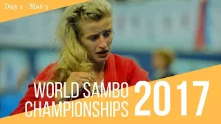 World Sambo Championships. Sochi 2017. Day 1. Mat 3