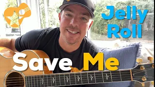 Save Me | Jelly Roll (Lainey Wilson) | Beginner Guitar Lesson