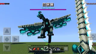 New Warden Boss Sculk Dragon Mod in Minecraft