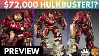 $72,000 Lifesize Hulkbuster Statue!? | Queen Studios Preview