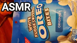 WOW! ASMR White Fudge Covered Oreo Bites Pack Opening