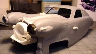 FUTURE CAR scratch built model by Paul Francis