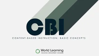 Content-Based Instruction: Basic Concepts