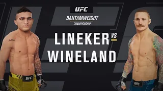 UFC 4 Gameplay John Lineker vs Eddie Wineland