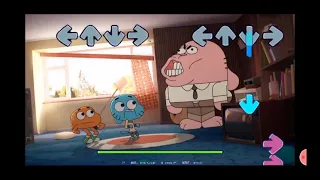 fnf tricky madness but it's in gumball